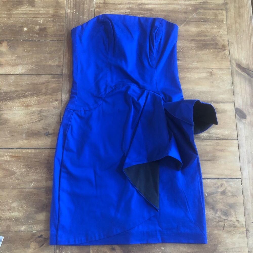 Royal blue French connection cocktail dress